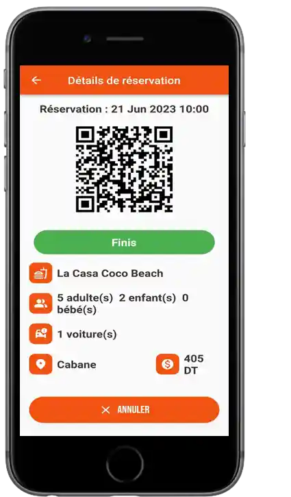application de réservation coco tunisia
